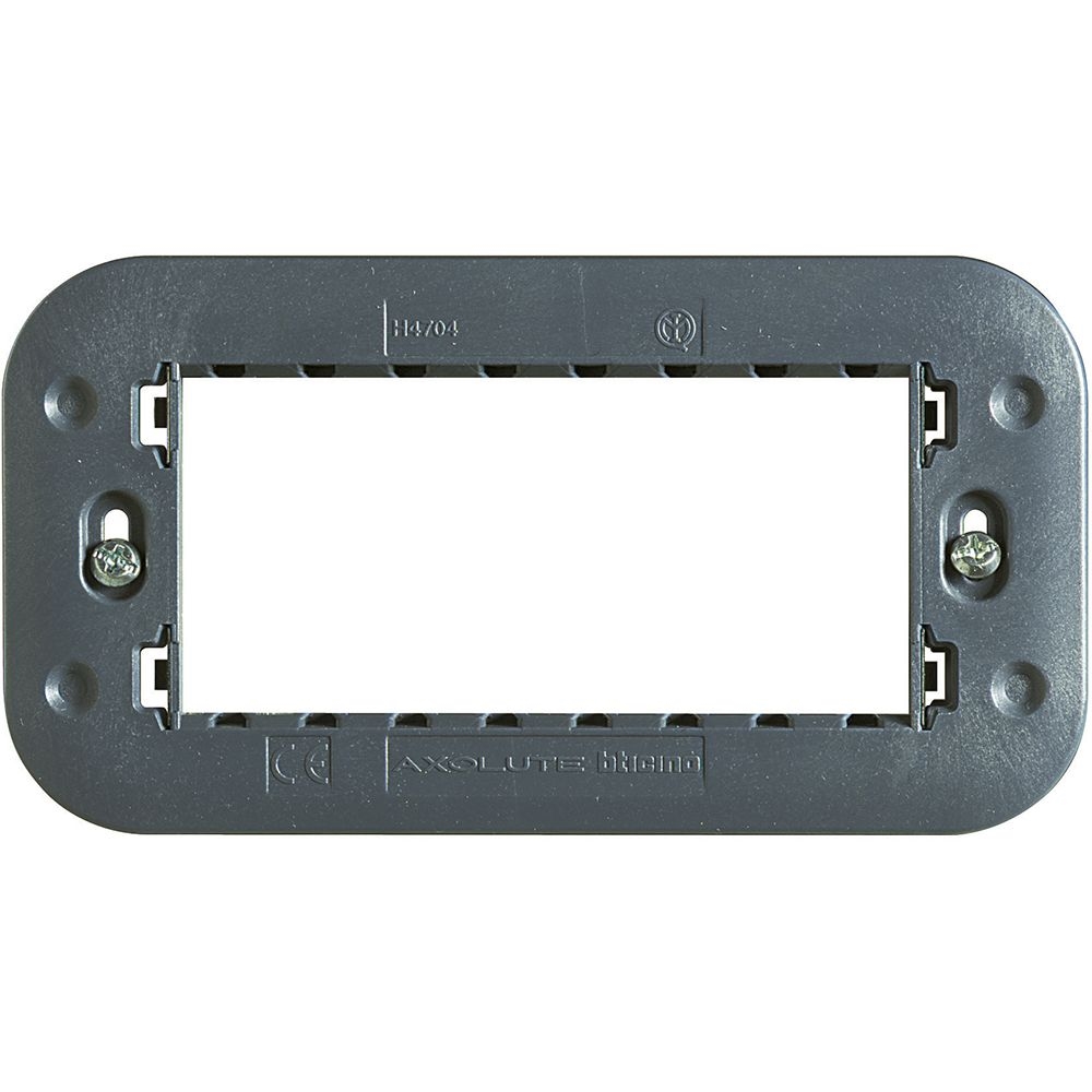 Supporto In Resina Caricata Vetro A 4 Moduli BTICINO H4704