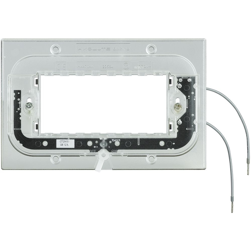 Supporto Luminoso 4 Moduli Per Placche Rettangolari BTICINO HA4704X