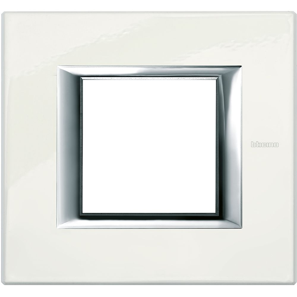 Placca Rettangolare Axolute 2 Moduli BTICINO HA4802BG