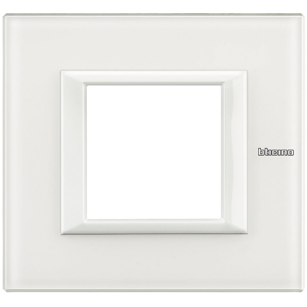 Placca Rettangolare Axolute 2 Moduli BTICINO HA4802VBB