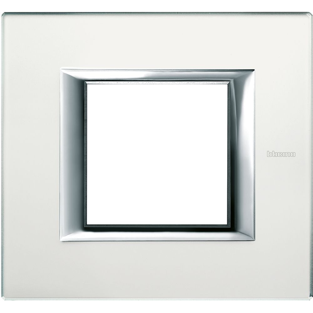 Placca Rettangolare Axolute 2 Moduli BTICINO HA4802VSA