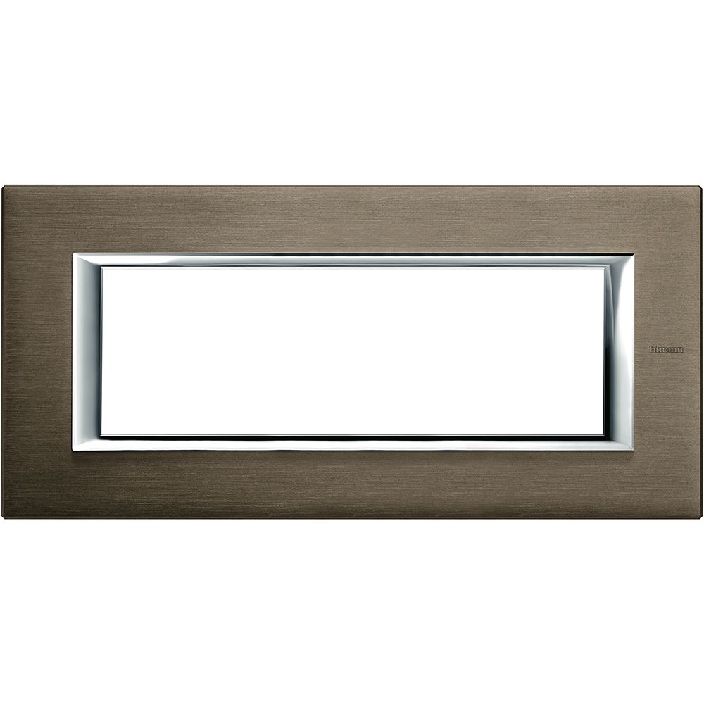 Placca Rettangolare Axolute 6 Moduli BTICINO HA4806BR