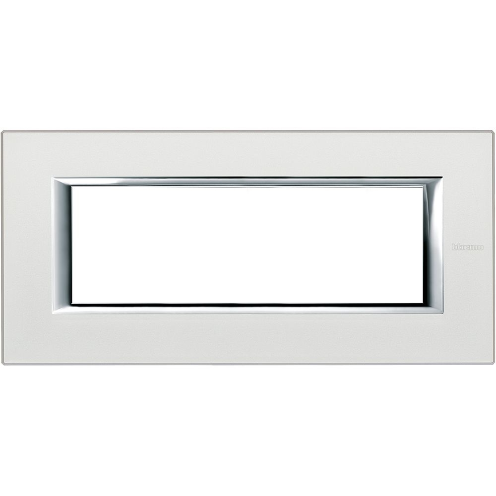 Placca Rettangolare Axolute 6 Moduli BTICINO HA4806SAN
