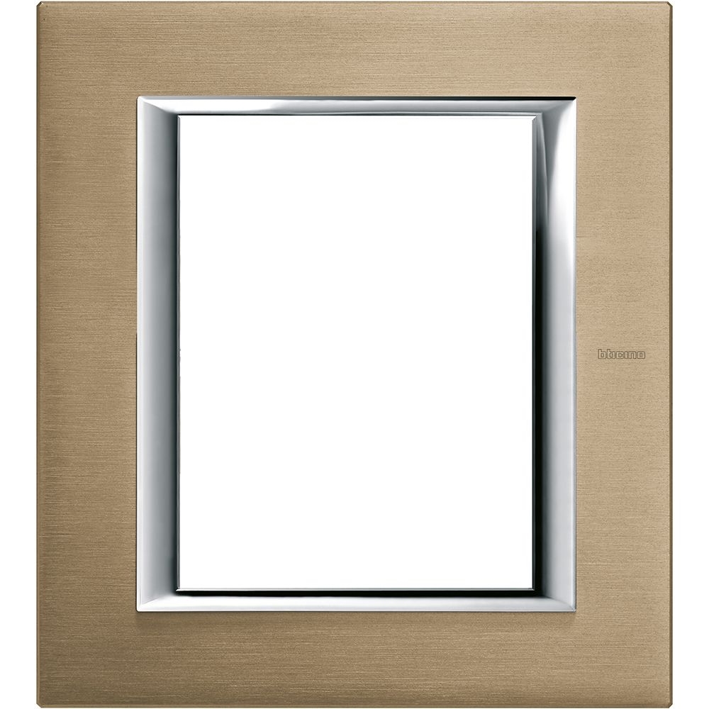 Placca Rettangolare Axolute 3+3 Moduli BTICINO HA4826NX