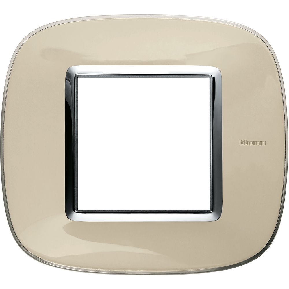 Placca Ellittica Axolute 2 Moduli BTICINO HB4802DA