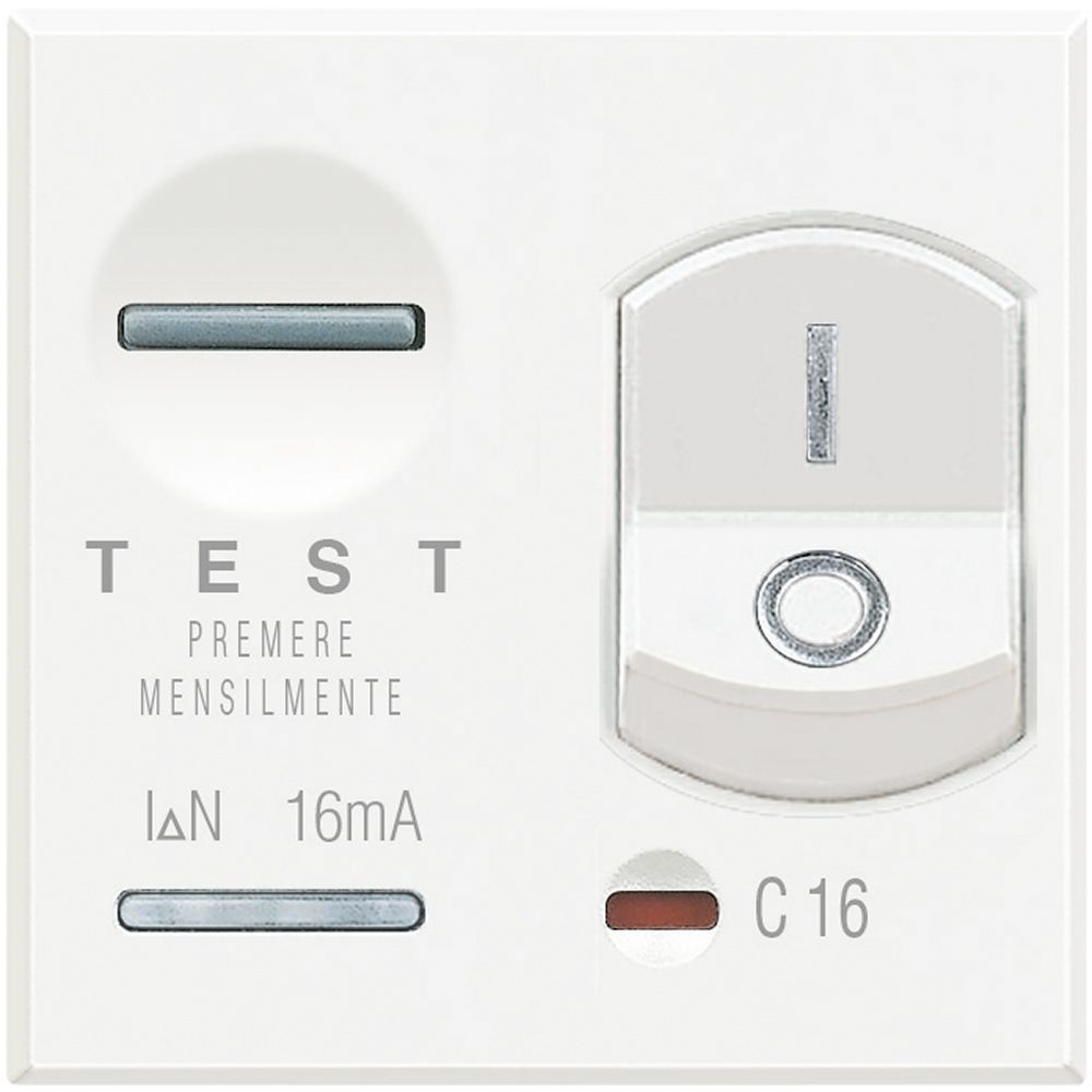 Interruttore Magnetotermico Differenziale 1P+N 10A Idn= 10Ma BTICINO HD4305A10