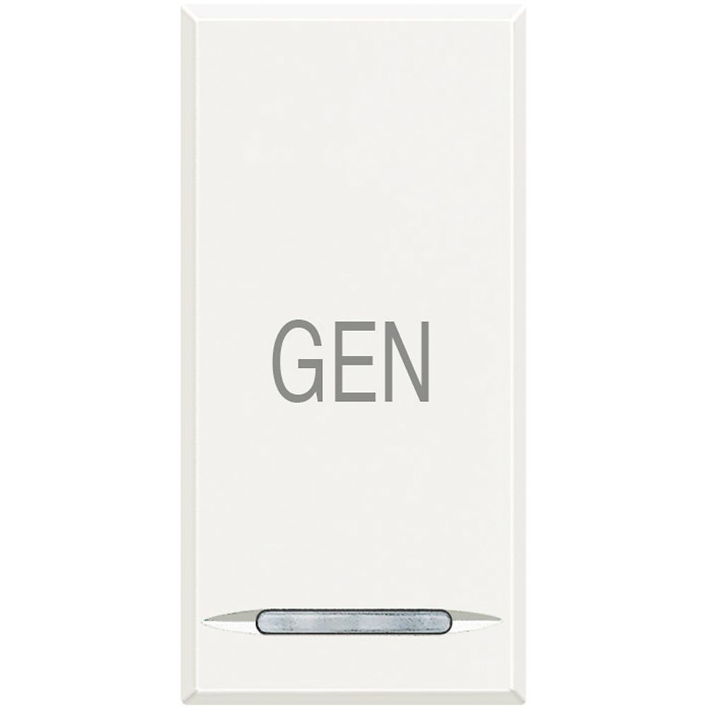 Copritasto Axolute 1 Funzione Con Lente Illuminabile Simbolo Gen BTICINO HD4915AC