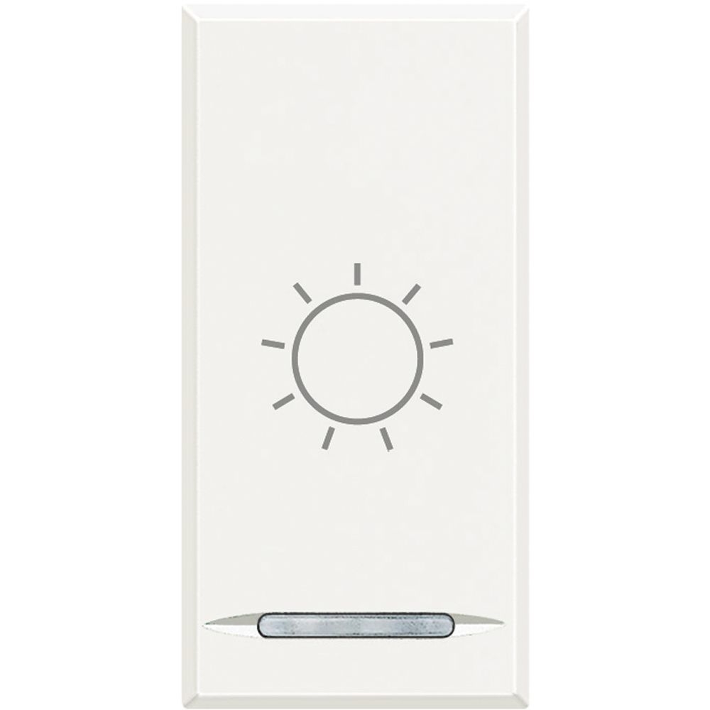 Copritasto Axolute 1 Funzione Con Lente Simbolo Luce BTICINO HD4915BA