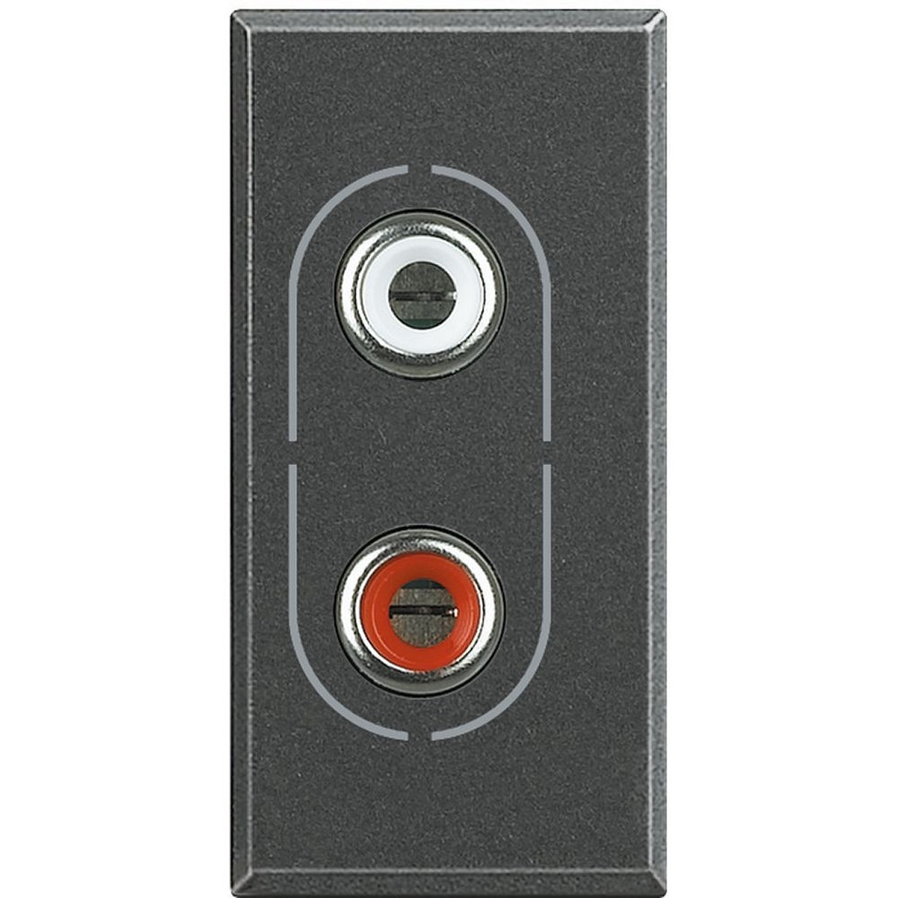 Presa Audio - 2 Connettori Rca BTICINO HS4281