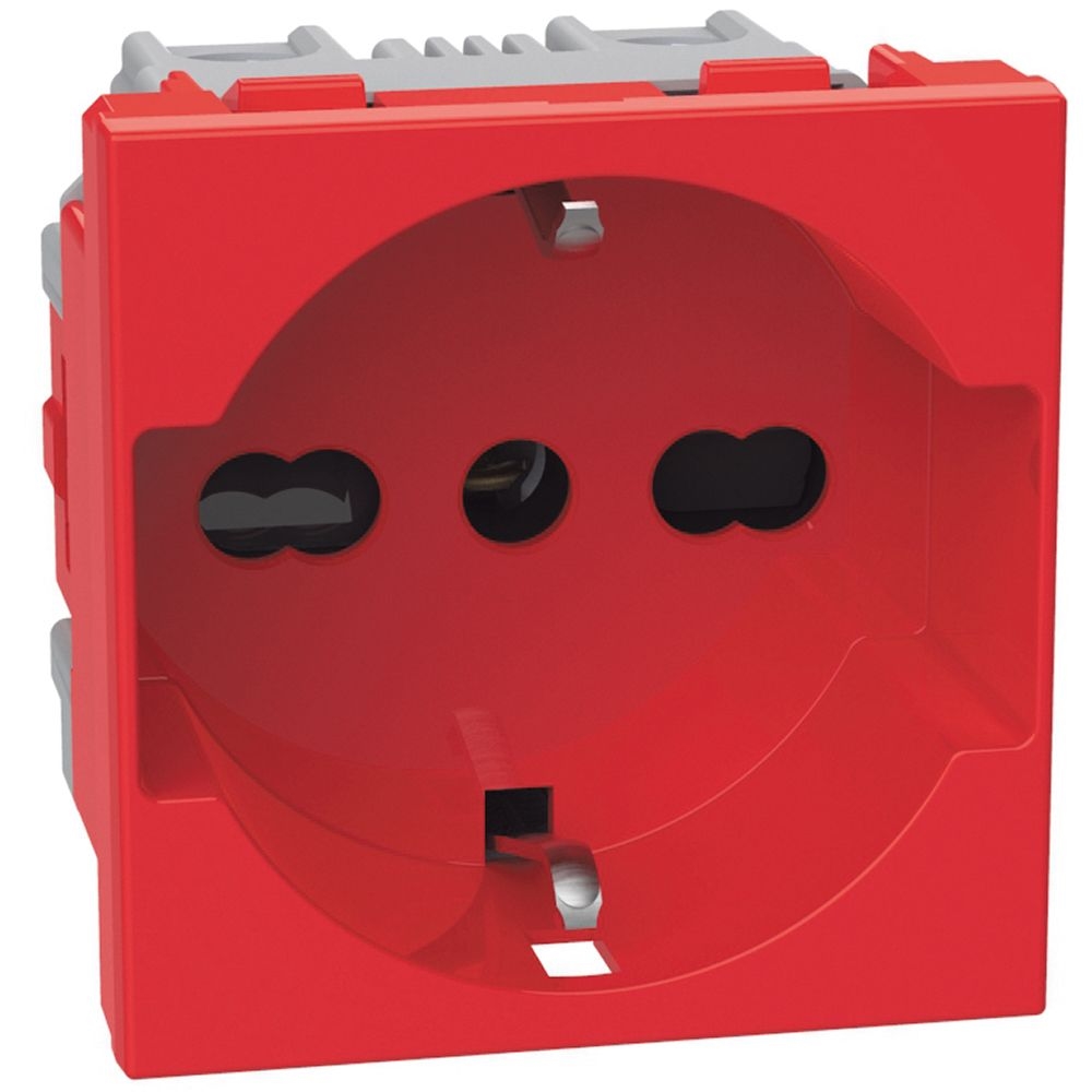 Presa 2 P+T 16 A 250Vac - Interasse 19 Mm E 26 Mm BTICINO J4140A16R