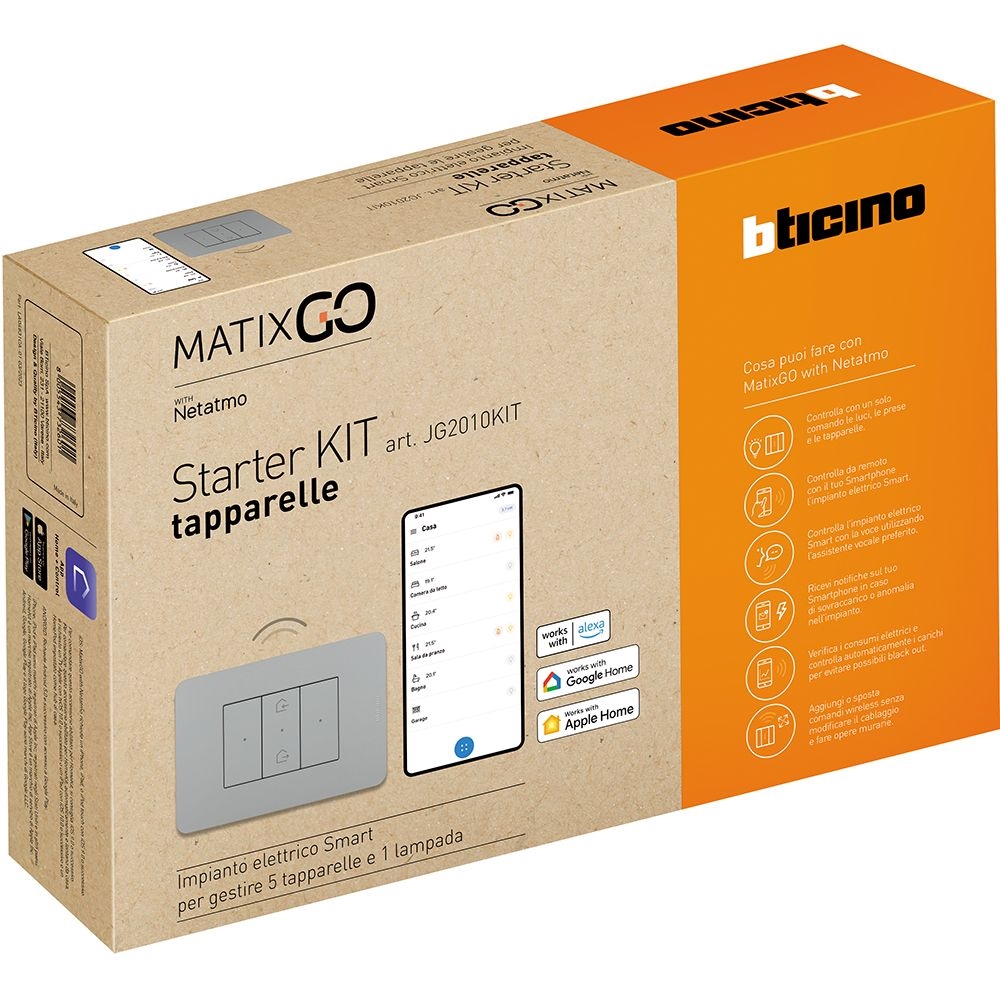 Starter Kit Per Gestire Le Tapparelle BTICINO JG2010KIT