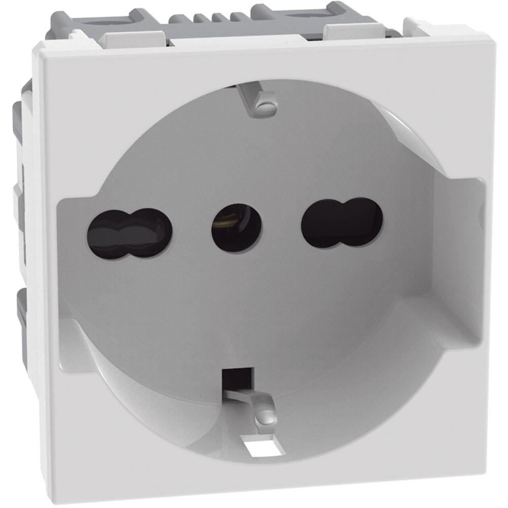 Presa 2P+T 16 A 250Vac - Std Italia E Tedesco - Antibatterico BTICINO JW4140A16AB
