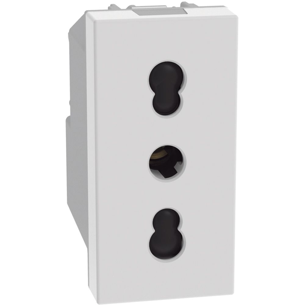 Presa Bipasso 2P+T 16 A 250Vac Antibatterico BTICINO JW4180AB