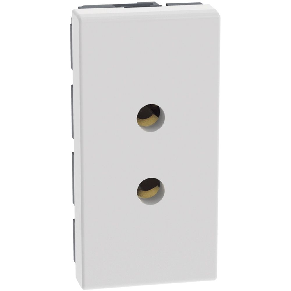 Presa 2 P Mignon - Alveoli Ø Mm 3 - Antibatterico BTICINO JW4291AB