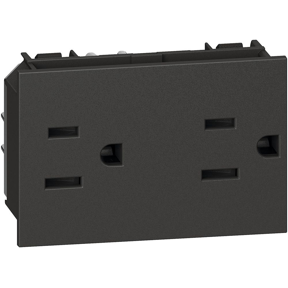 Presa Duplex 2P+T 15A 127/250Vac Standard Americano BTICINO KG4188