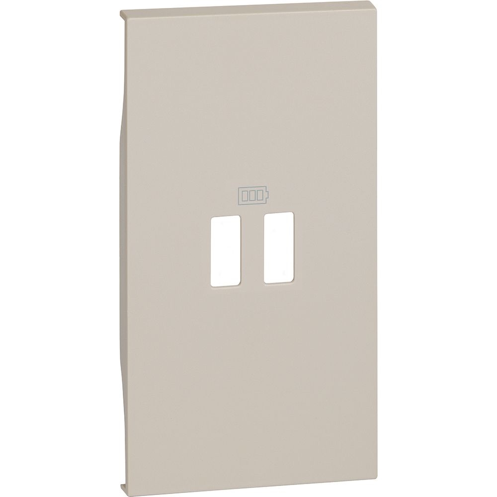Cover Per Articoli K4285C2, K4286C2, K4287C2 - 2 Moduli, Sabbia BTICINO KM12C