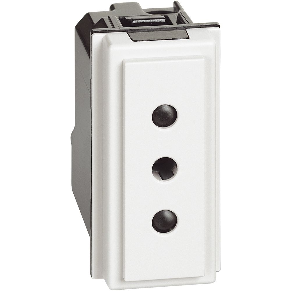 Presa 2P+T 10 A, 250Vac - Interasse 19 Mm Ø 4 Mm BTICINO KW4113