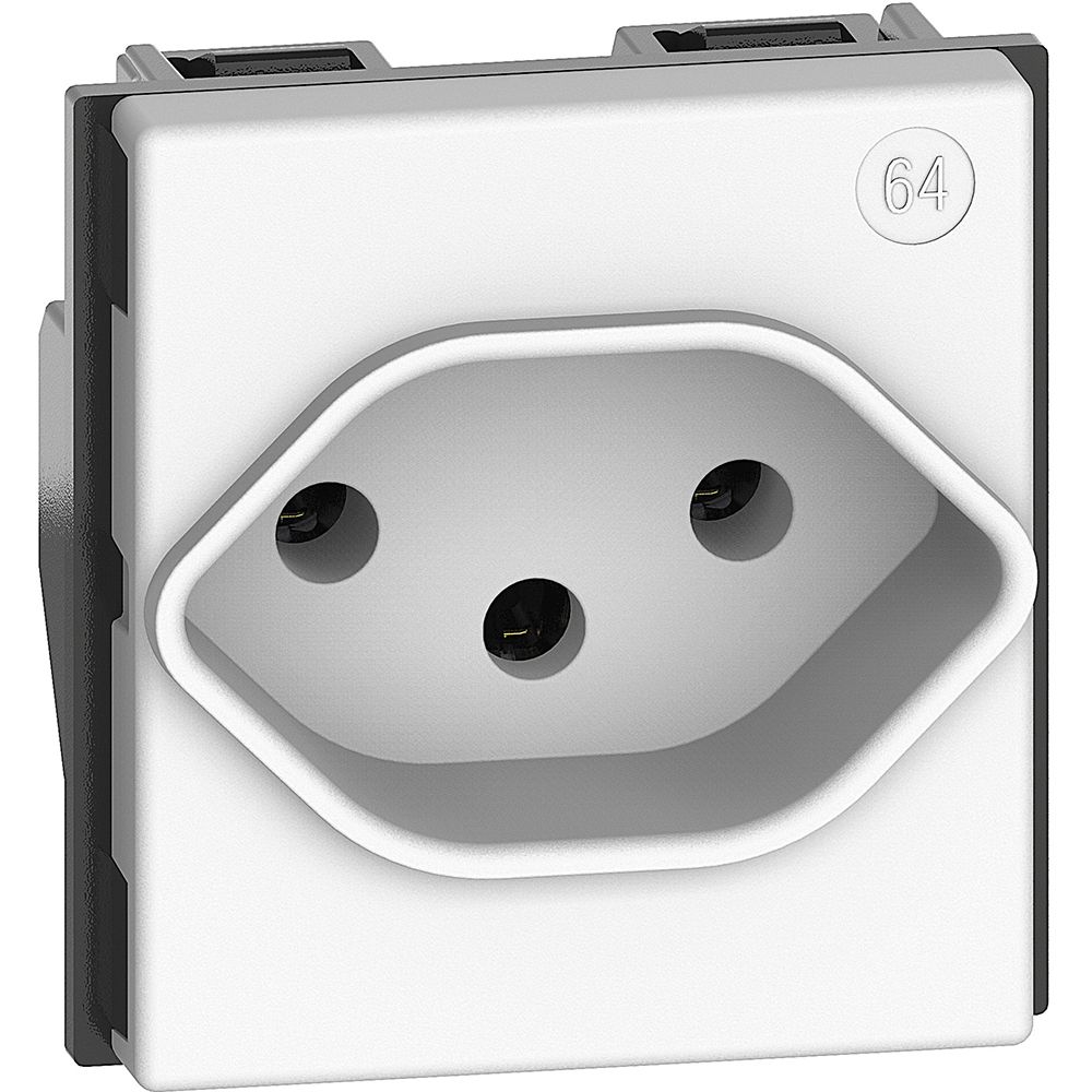 Presa 2P+T 10A 250 Vac Standard Svizzera BTICINO KW4164T13