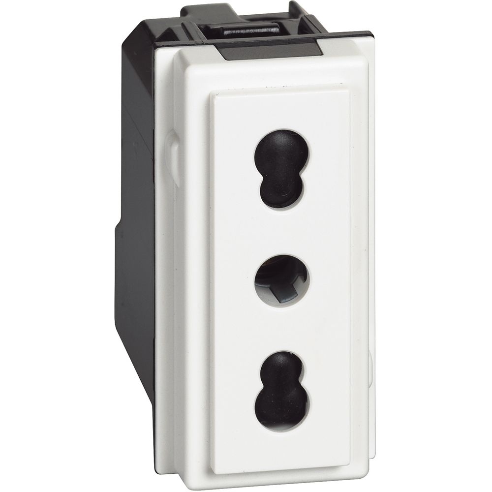 Presa Bipasso 2P+T 10/16A 250Vac BTICINO KW4180 Living Now
