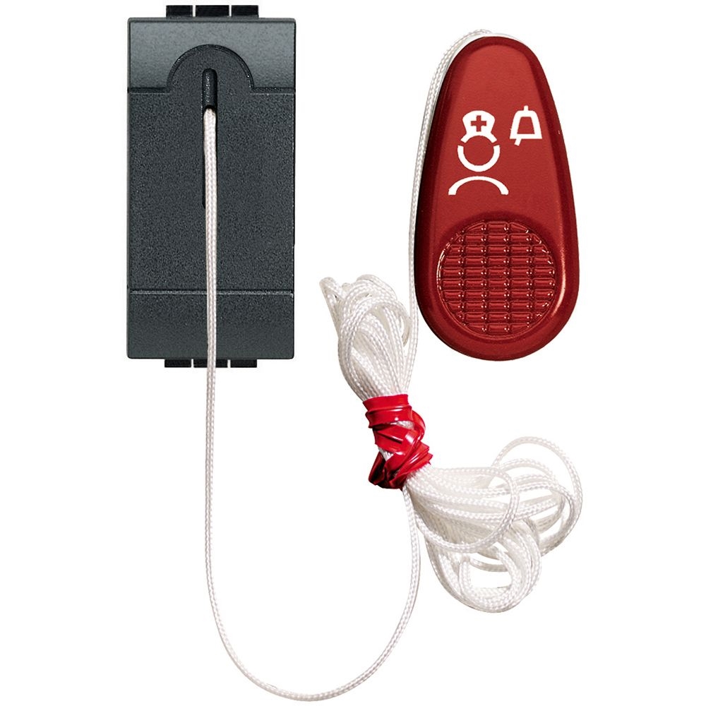 Pulsante A Tirante 1No 10 V 230Vac Per Allarme Bagno BTICINO L4033CM