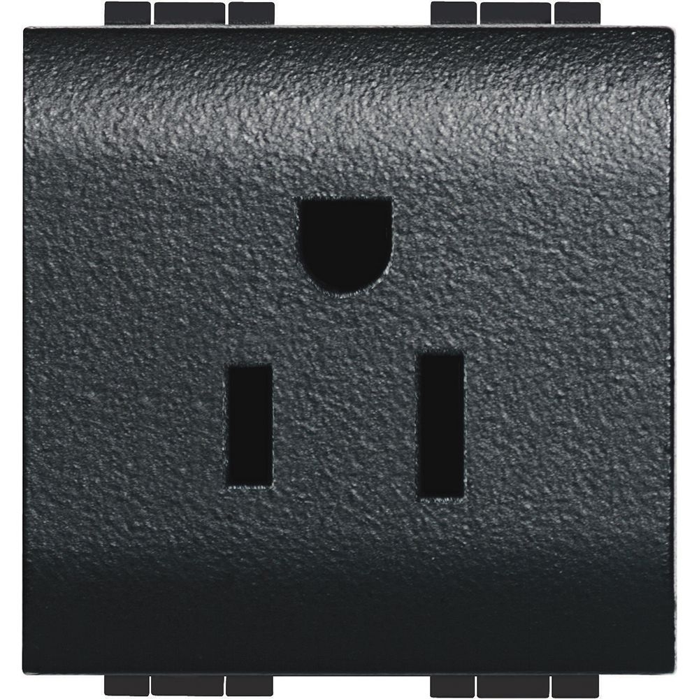 Presa 2P+T 15A 127/250Vac Standard Americano BTICINO L4128