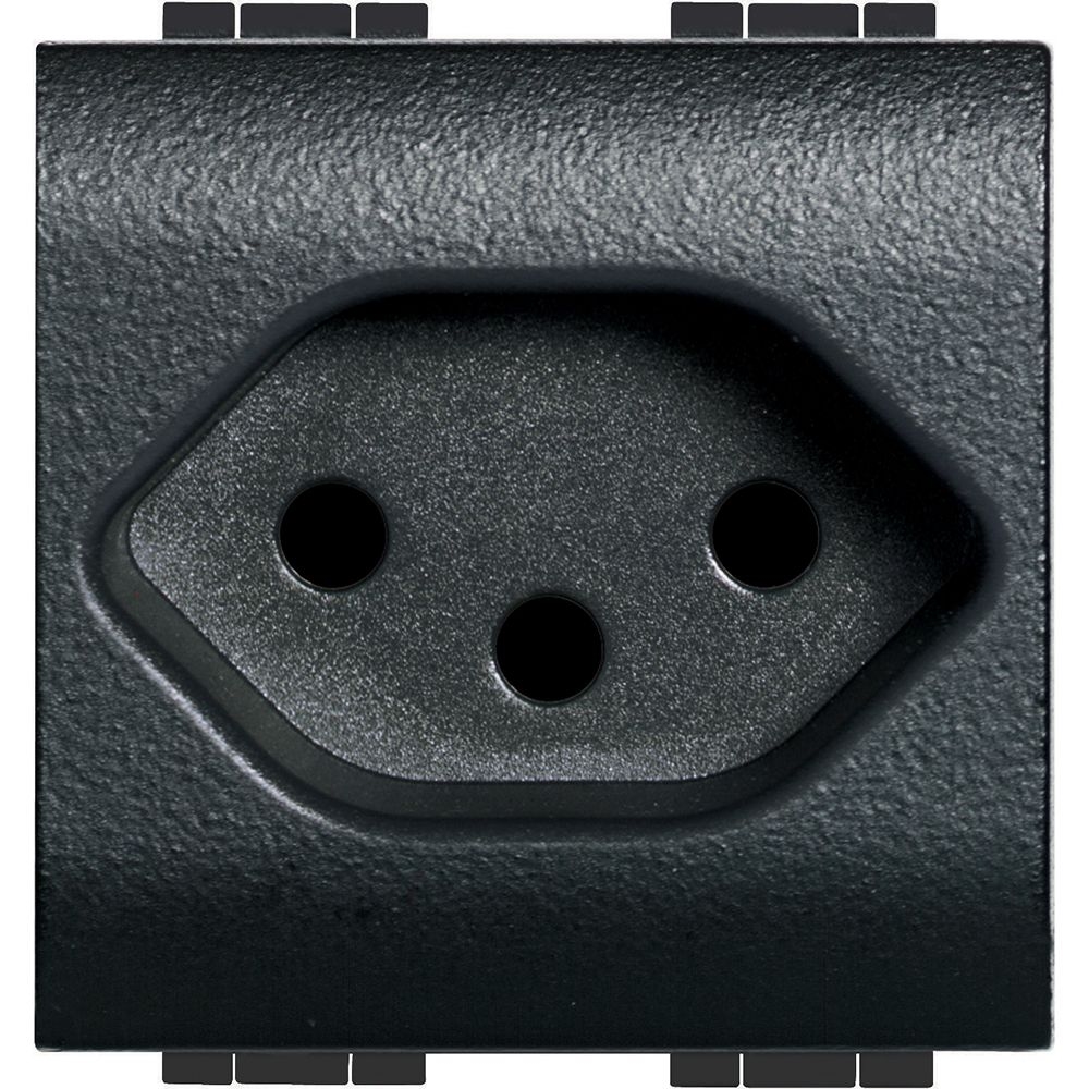 Presa 2P+T 10A 250Vac Standard Svizzera BTICINO L4164/13