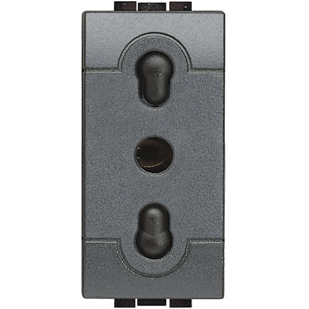 Presa 2P+T 10/16A 250Vac - Bipasso Interasse 19-26Mm BTICINO L4180