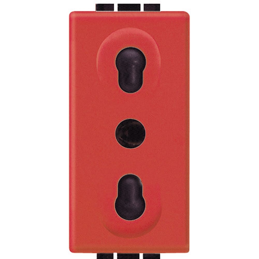 Presa 2P+T 10/16A 250Vac - Bipasso Interasse 19-26Mm BTICINO L4180R