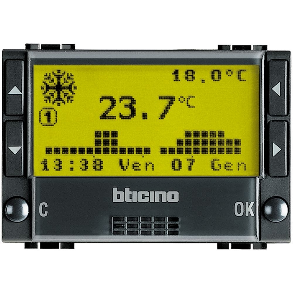 Cronotermostato Giornaliero/Settimanale BTICINO L4451
