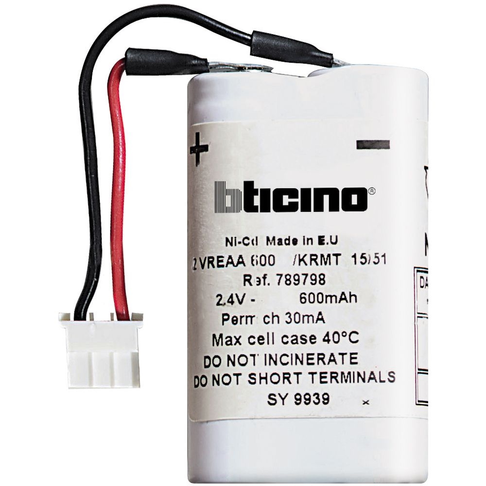 Batteria Di Ricambio Per Lampada Di Emergenza 4 Moduli BTICINO L4784/1