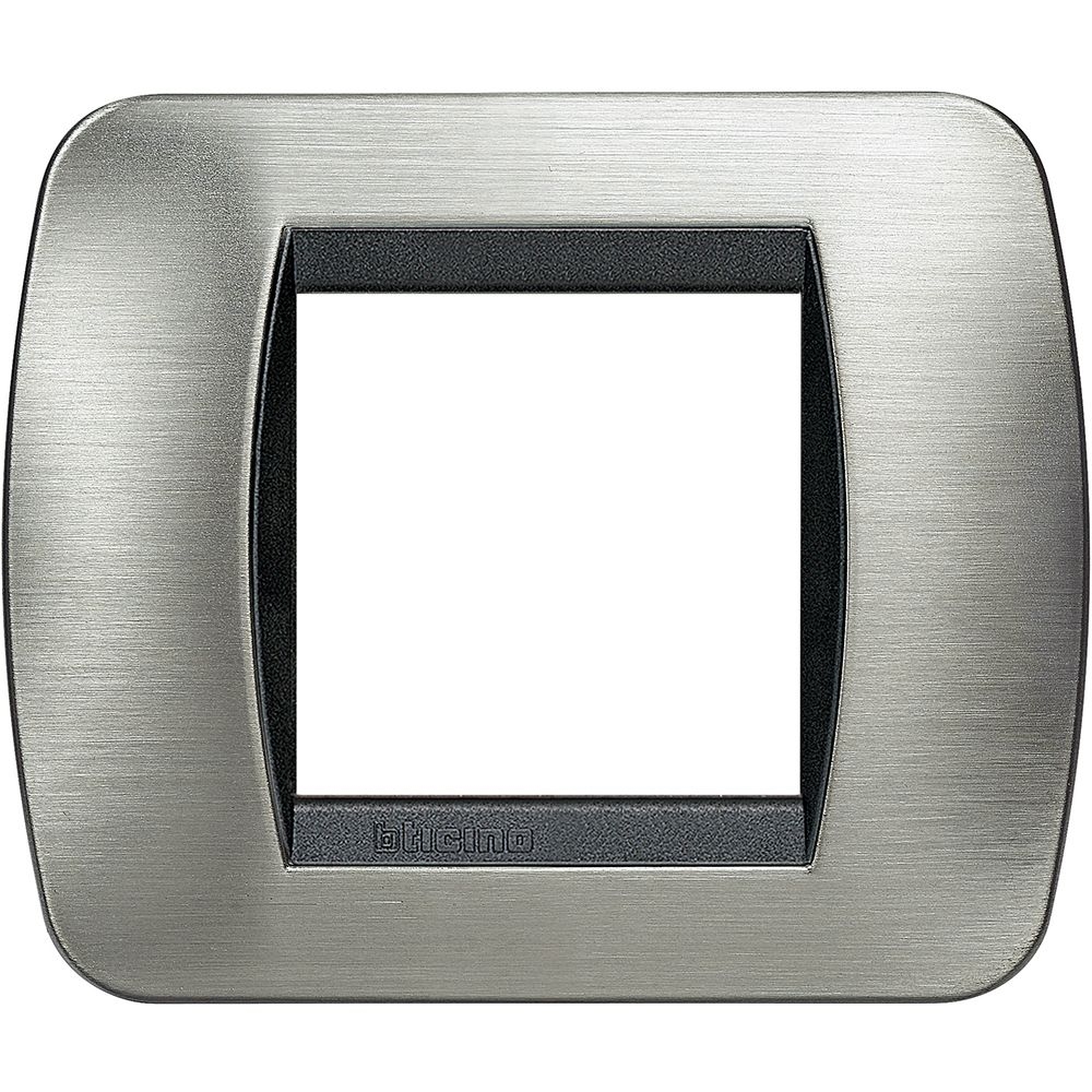 Placca Livinglight 2 Moduli BTICINO L4802ACS
