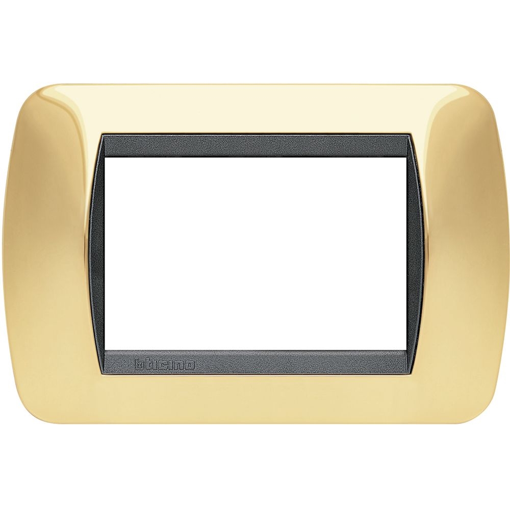 Placca Livinglight 3 Moduli BTICINO L4803OR