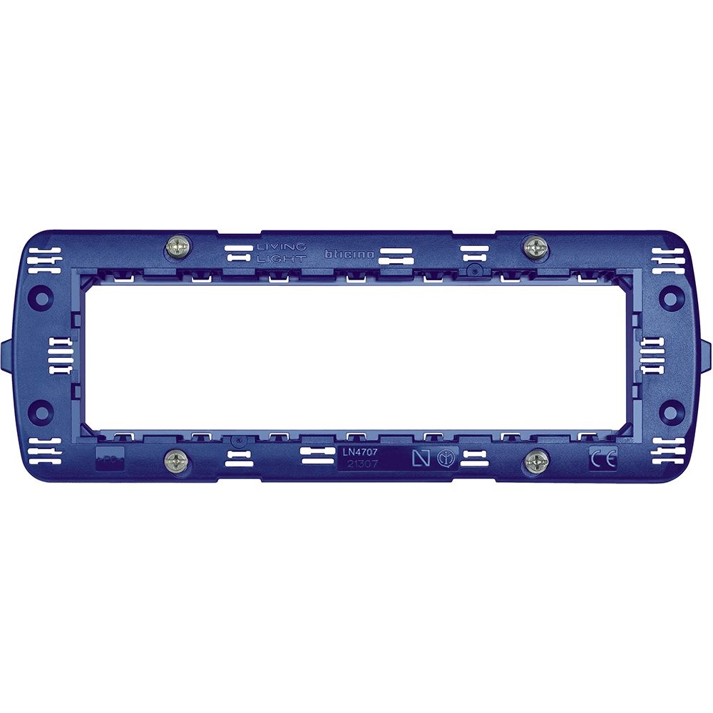 Supporto 7 Moduli Per Placche Quadre Livinglight E Living International - Fissaggio Con Viti BTICINO LN4707