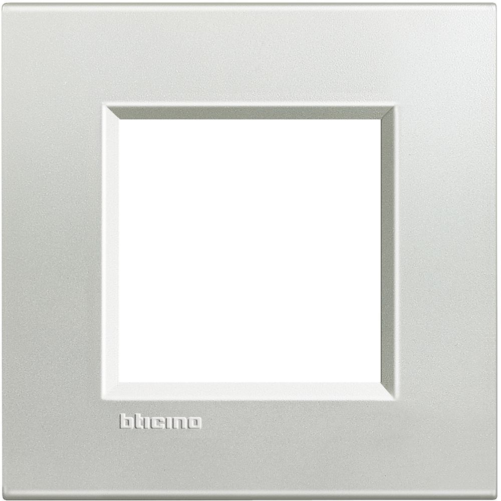 Placca Quadra Livinglight 2 Moduli BTICINO LNA4802AG