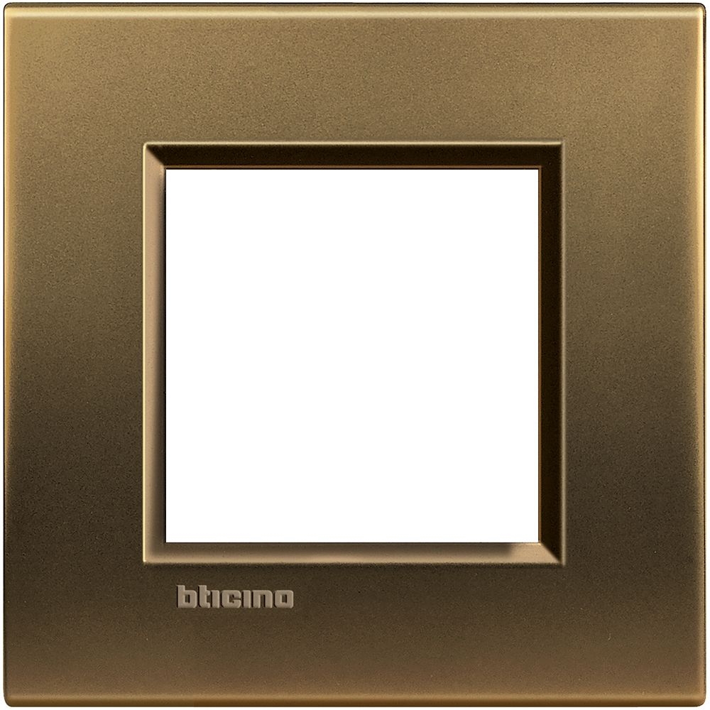 Placca Quadra Livinglight 2 Moduli BTICINO LNA4802BZ