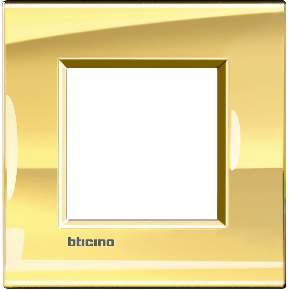 Placca Quadra Livinglight 2 Moduli BTICINO LNA4802OA