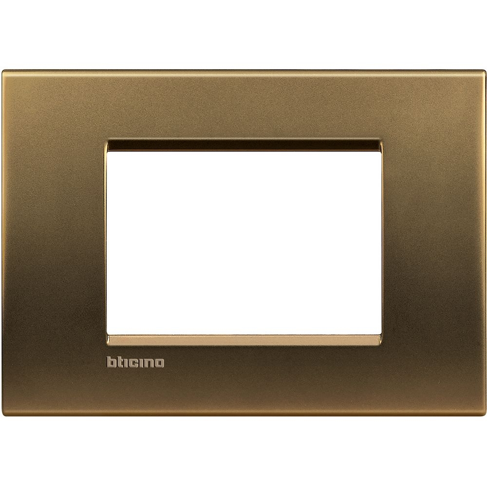 Placca Quadra Livinglight 3 Moduli BTICINO LNA4803BZ
