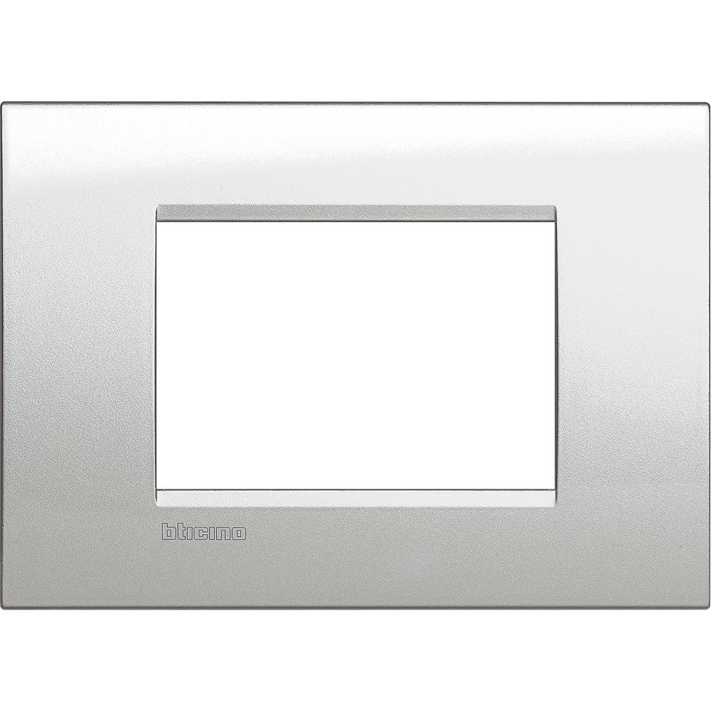 Placca Quadra Livinglight 3 Moduli BTICINO LNA4803GL