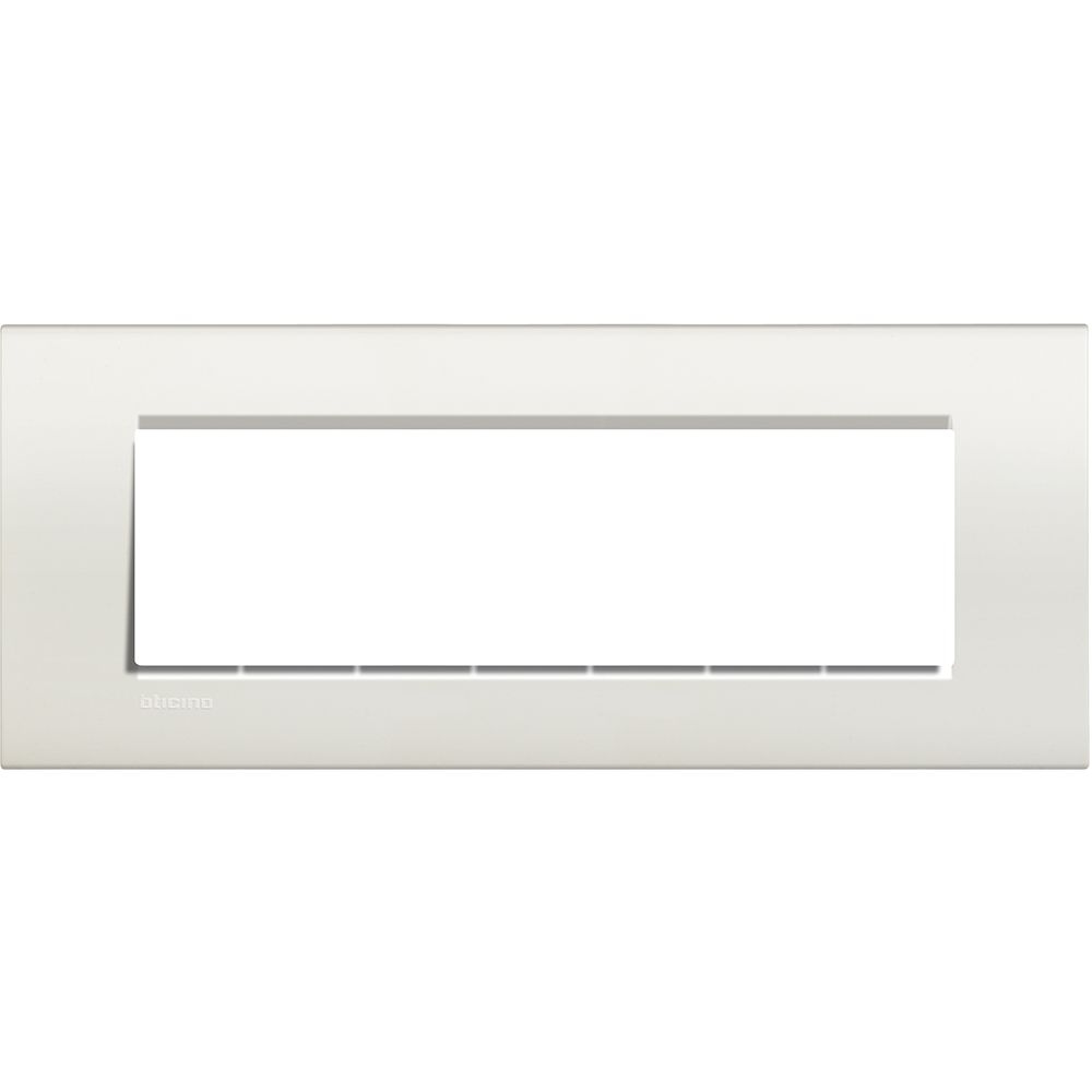 Placca Quadra Livinglight 7 Moduli BTICINO LNA4807BI