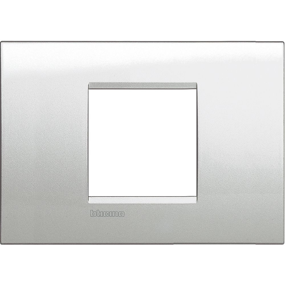 Placca Quadra Livinglight 2 Moduli Centrati BTICINO LNA4819GL
