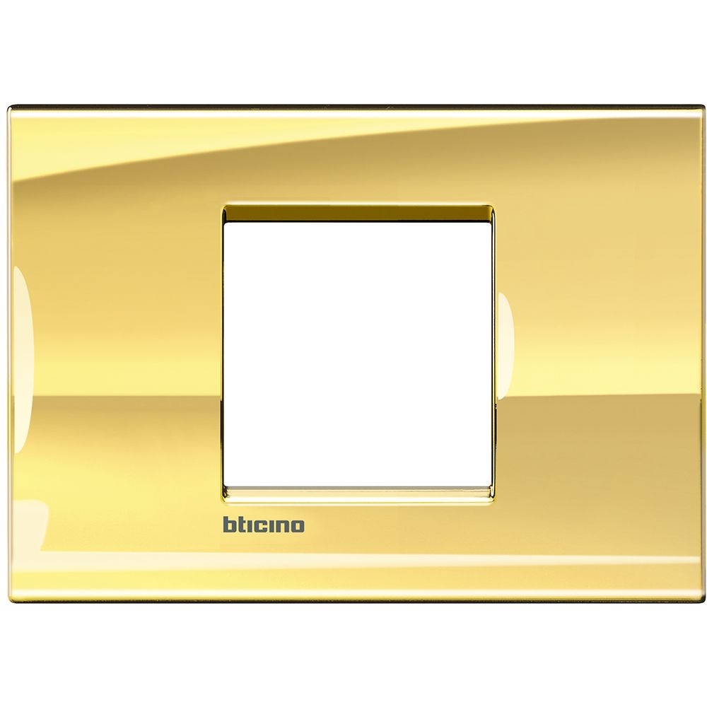 Placca Quadra Livinglight 2 Moduli Centrati BTICINO LNA4819OA