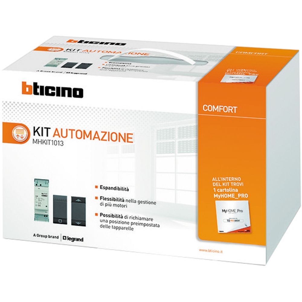 Soluzione Per L'Automazione Tapparelle Serie Livinglight Con Bus Scs BTICINO MHKIT1013