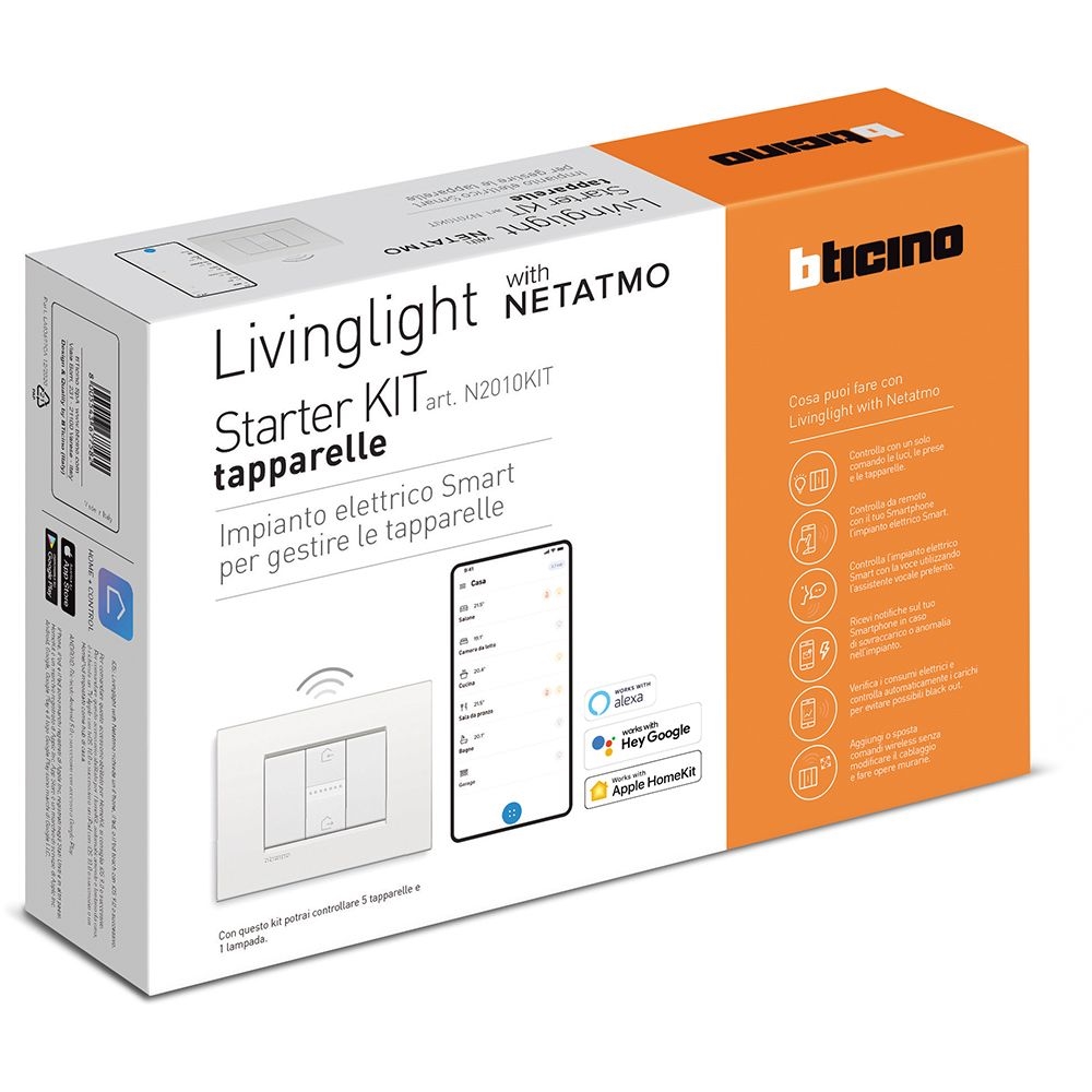 Starter Kit Per Gestione Luci E Tapparelle BTICINO N2010KIT
