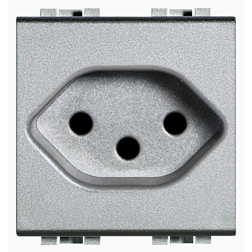Presa 2P+T 10A 250Vac Standard Svizzera BTICINO NT4164/13