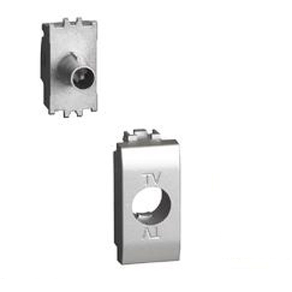 Presa Coassiale Passante, Attenuazione -14Db, Per Impianti Di Antenna Centralizzati BTICINO NT4202P14N