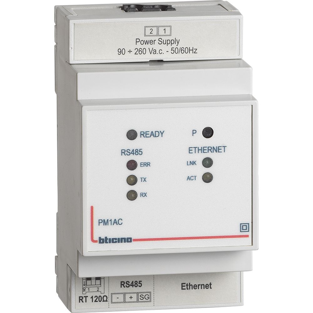 Gateway Modbus/Ip BTICINO PM1AC