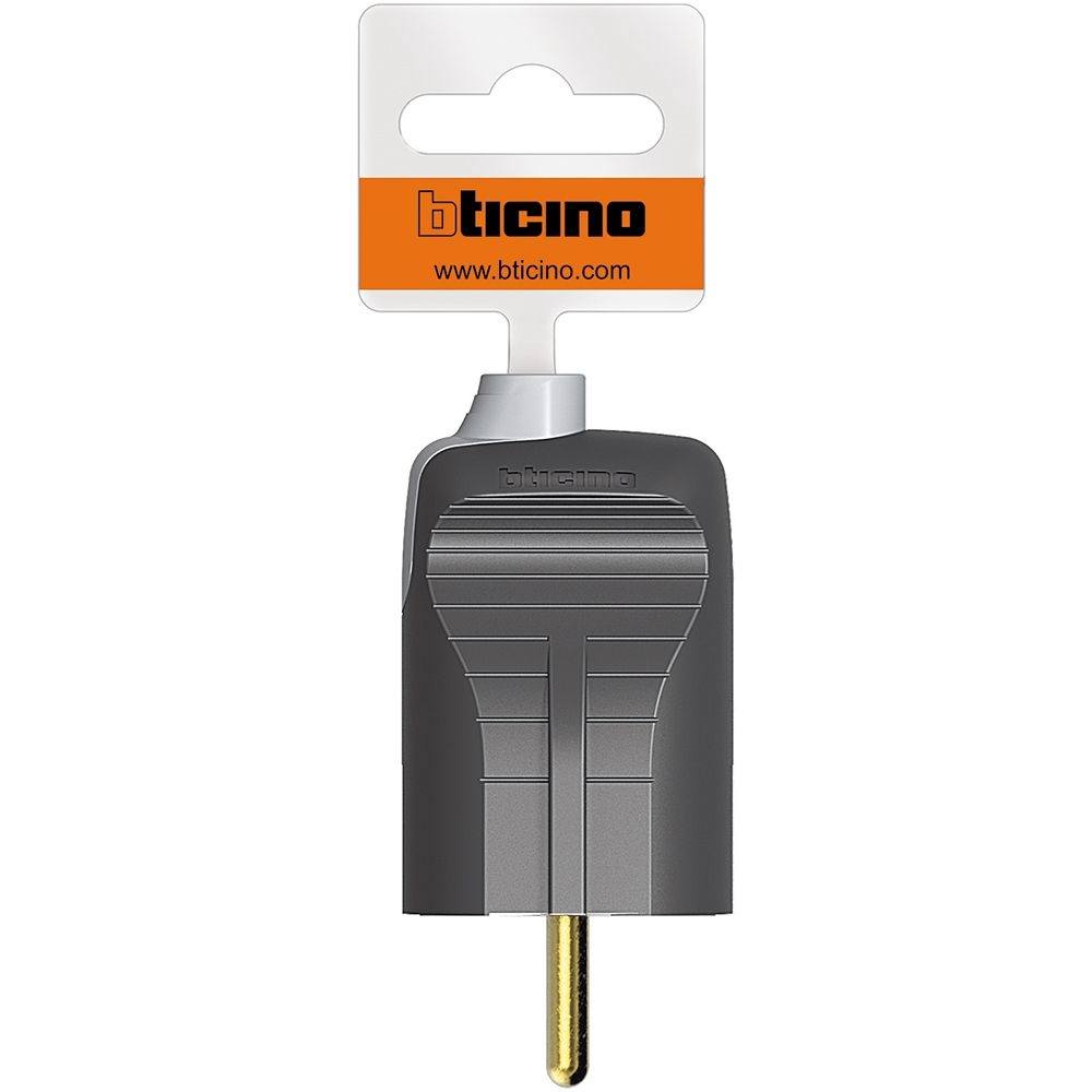 Spina Volante 2P+T 10/16A - Antracite BTICINO S2020GE