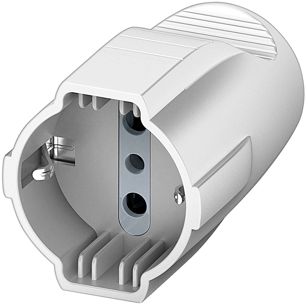 Presa Standard Italiano/Tedesco Tipo P30 - Bianco BTICINO S2674TAE