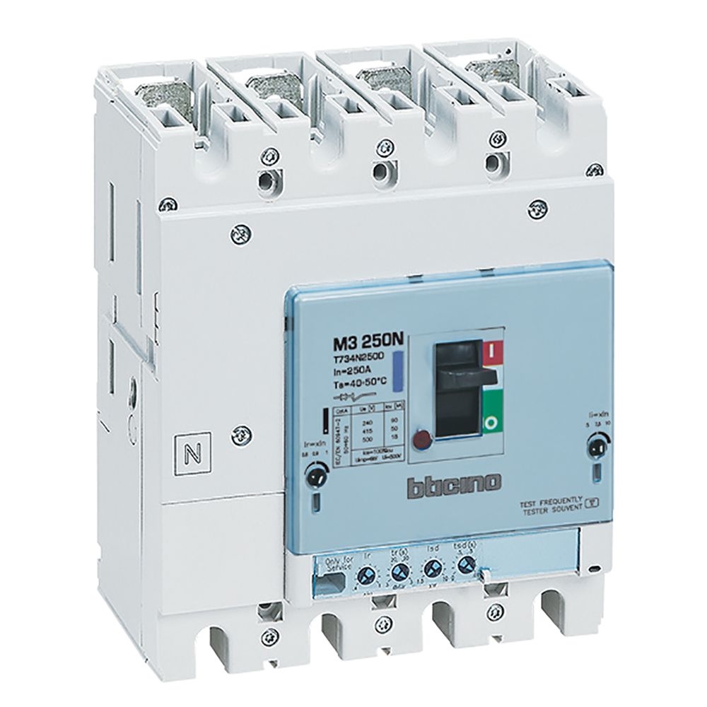 Interruttore Scatolato Elettronico M3 250N 4P BTICINO T734N160EB