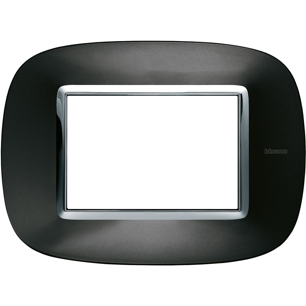 Placca Ellittica Axolute 3 Moduli BTICINO HB4803XS